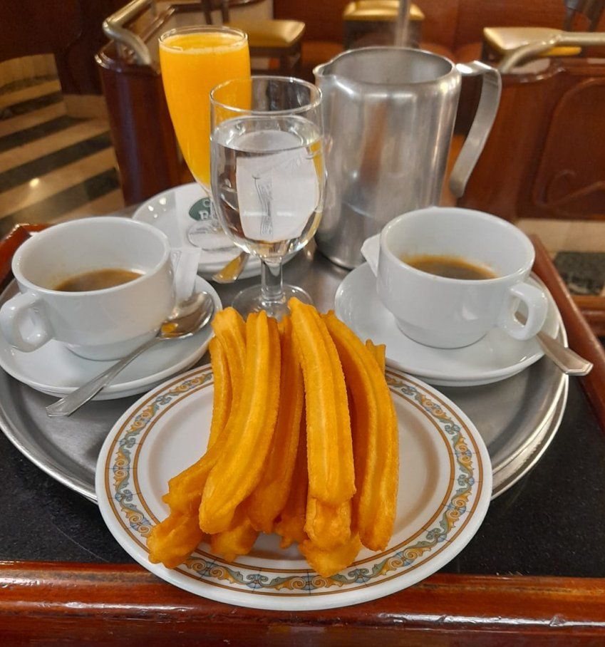 Desayuno con churros