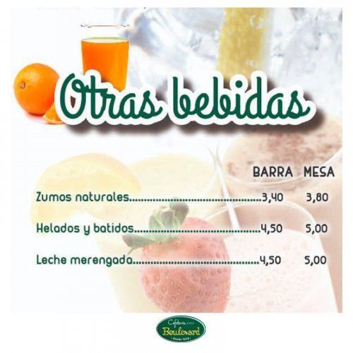 Otras bebidas