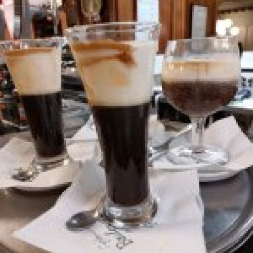 Café blanco y negro