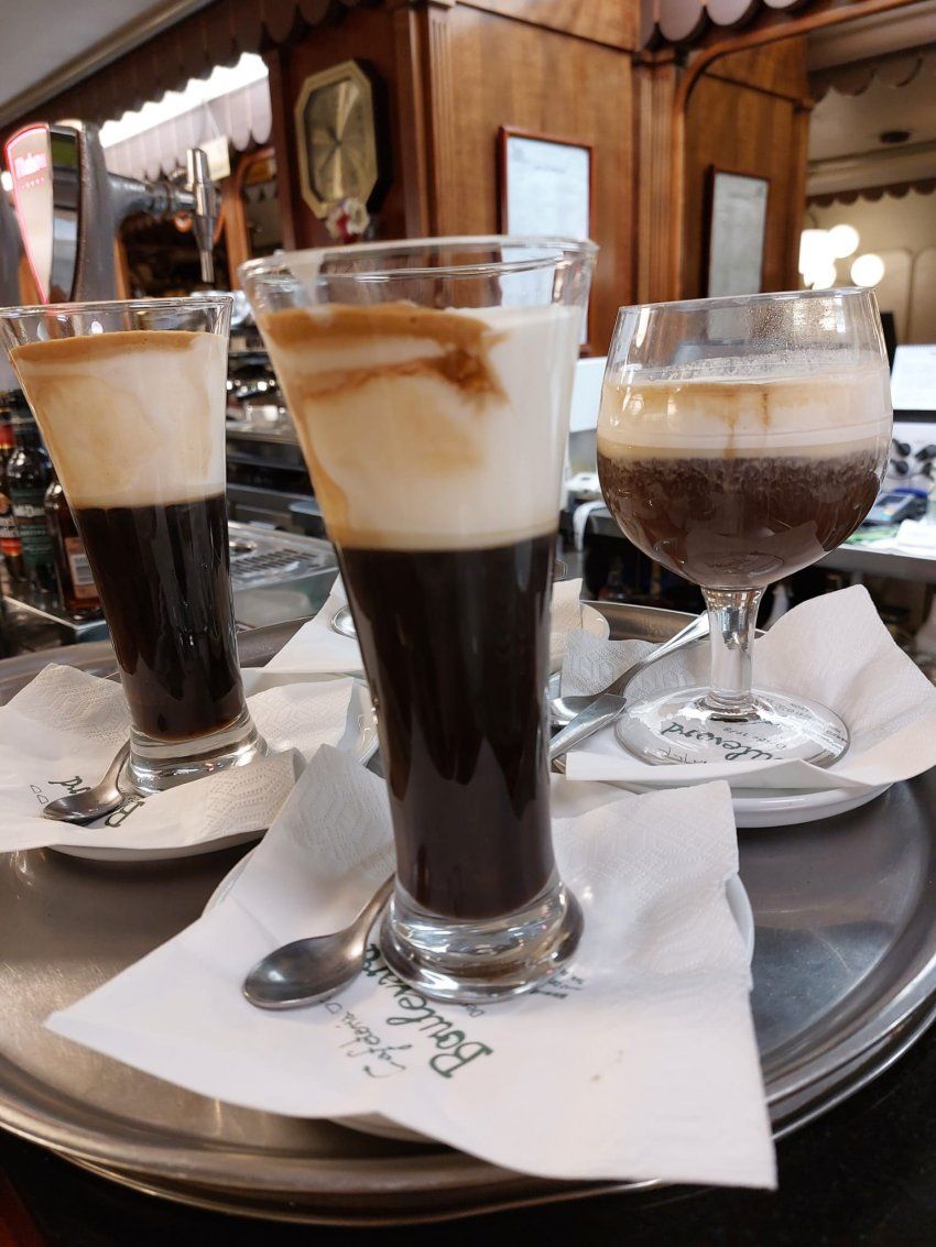 Café blanco y negro